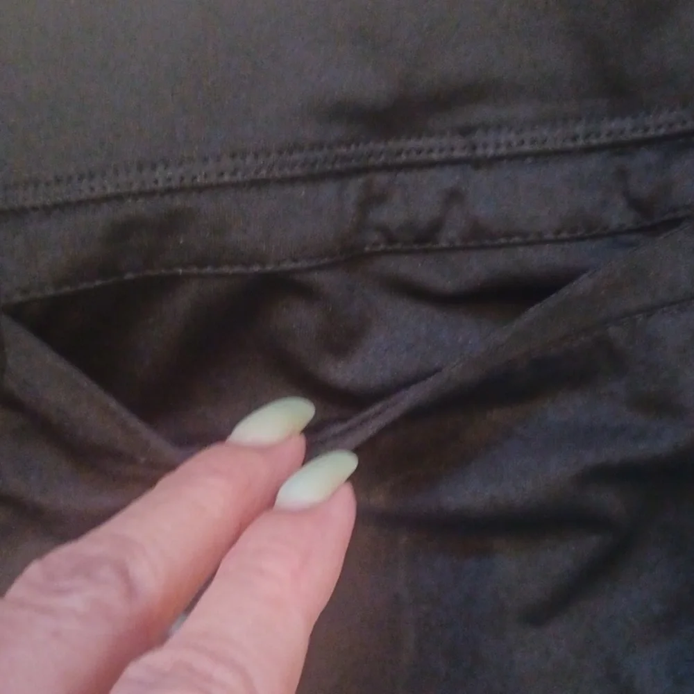 Jofit Black/Neon Yellow Pleated Split Panel Trim Leisure/Golf Skort